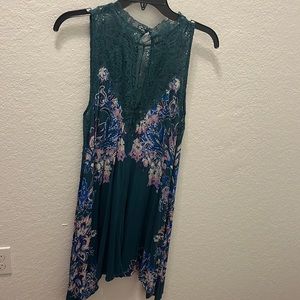 High neck free people dress